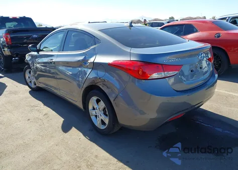2012 Hyundai Elantra Gls из США, поврежденный, VIN 5NPDH4AE2CH086883